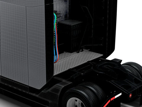 Trattore semi Tesla 4x2 2026 Modello 3D