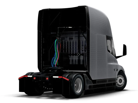 Trattore semi Tesla 4x2 2026 Modello 3D