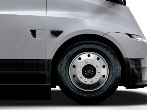 Trattore semi Tesla 4x2 2026 Modello 3D