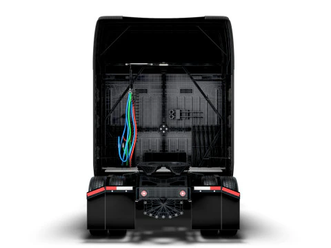 Trattore semi Tesla 4x2 2026 Modello 3D