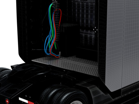 Tesla Semi Tractor 4x2 2026 3D Model