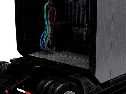 Trattore semi Tesla 4x2 2026 Modello 3D