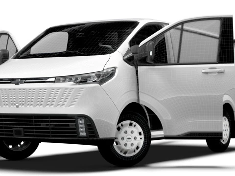 Chevrolet Express Max L1H1 HQ 인테리어 2026 3D 모델