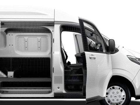 Chevrolet Express Max L1H2 HQ Interior 2026 3D Model