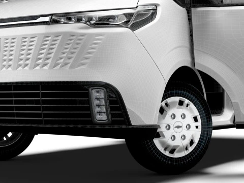 Chevrolet Express Max L1H2 HQ Interior 2026 3D Model