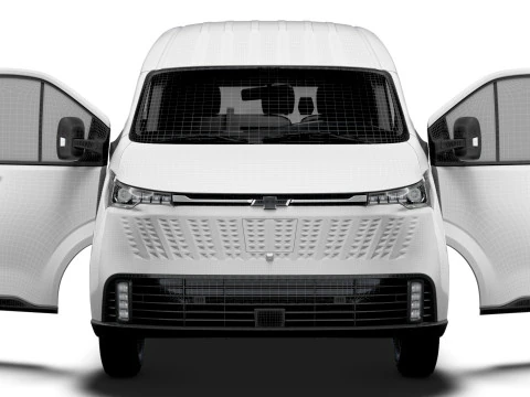 Chevrolet Express Max L1H2 HQ Interior 2026 3D Model