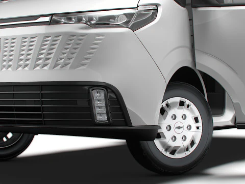 Chevrolet Express Max L2H1 HQ Interior 2026 3D Model