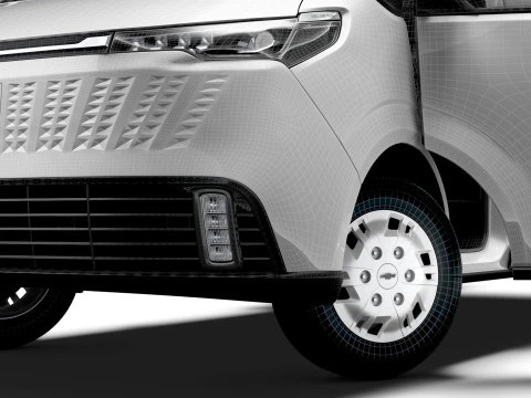 Chevrolet Express Max L2H1 HQ Interior 2026 3D Model