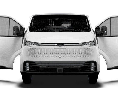Chevrolet Express Max L2H1 HQ Interior 2026 3D Model