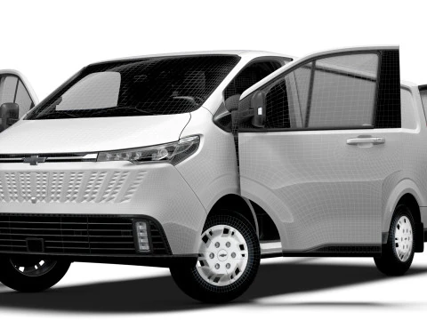 Chevrolet Express Max L2H1 HQ Interior 2026 3D Model