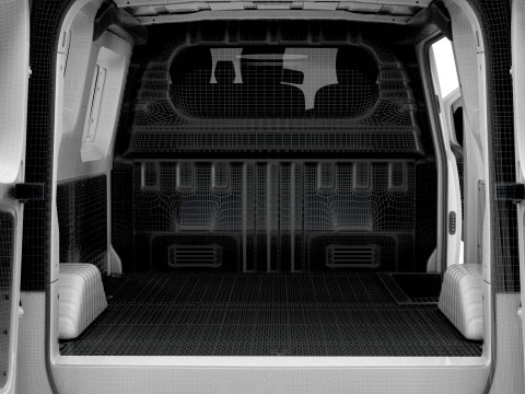Chevrolet Express Max L2H1 HQ Interior 2026 3D Model