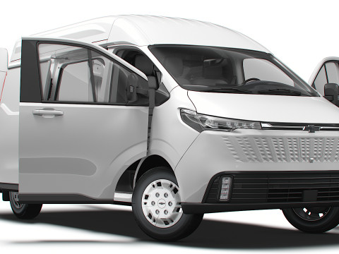 Інтер'єр Chevrolet Express Max L2H2 HQ 2026 3D Модель