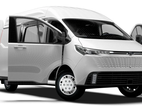 Chevrolet Express Max L2H2 HQ Interior 2026 3D Model