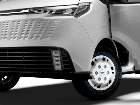 Chevrolet Express Max L2H2 HQ Interior 2026 3D Model