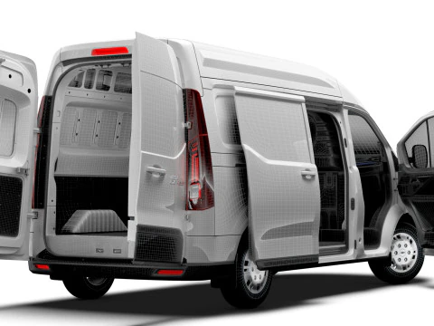 Chevrolet Express Max L2H2 HQ Interior 2026 3D Model