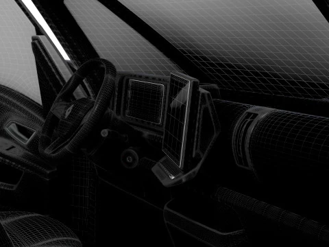 Renault Trafic e Tech HQ Int 2026 3D Model