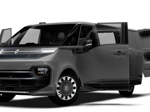 Renault Trafic e Tech HQ Int 2026 3D Model