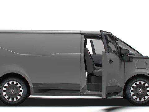 Renault Trafic e Tech HQ Int 2026 3D Model