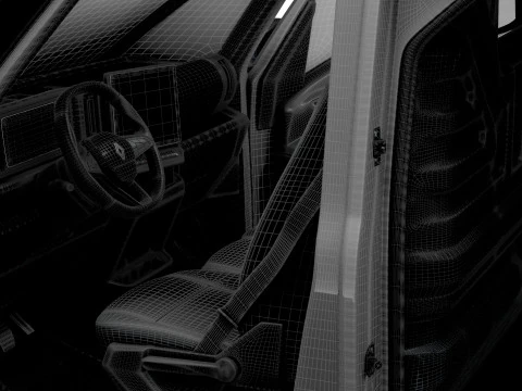 Renault Trafic e Tech HQ Int 2026 3D Model