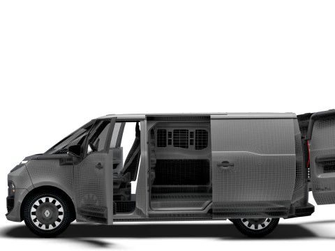 Renault Trafic e Tech HQ Int 2026 3D Model