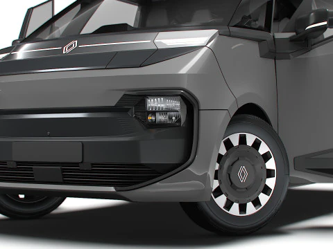 Renault Trafic e Tech HQ Int 2026 3D Model
