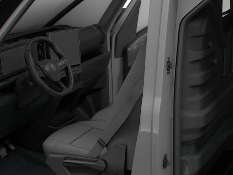 Renault Trafic e Tech HQ Int 2026 3D Model