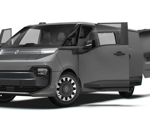 Renault Trafic e Tech HQ Int 2026 3D Model