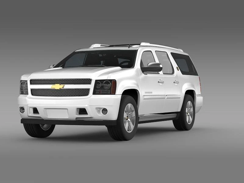 chevrolet suburban 75th diamond edition 3D Model .c4d .max .obj .3ds .fbx .stl .blend 