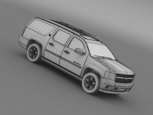 chevrolet suburban 75th diamond edition 3D Model