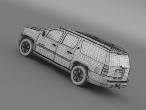 chevrolet suburban 75th diamond edition 3D Model
