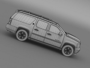chevrolet suburban 75th diamond edition 3D Model
