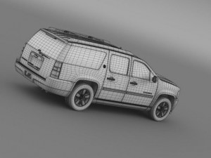 chevrolet suburban 75th diamond edition 3D Model