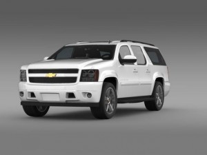 chevrolet suburban ltz 2011 3D Model