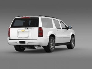 chevrolet suburban ltz 2011 3D Model