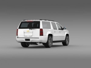 chevrolet suburban ltz 2011 3D Model