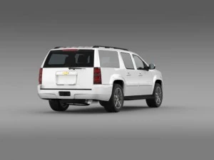 chevrolet suburban ltz 2011 3D Model