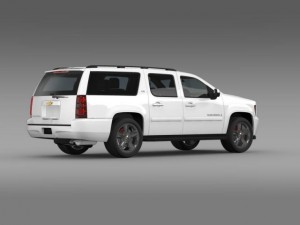 chevrolet suburban ltz 2011 3D Model