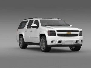 chevrolet suburban ltz 2011 3D Model