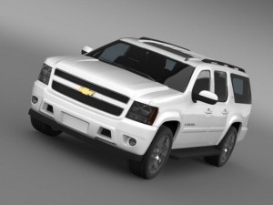 chevrolet suburban ltz 2011 3D Model