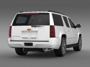chevrolet suburban ltz 2011 3D Model