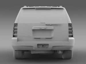 chevrolet suburban ltz 2011 3D Model