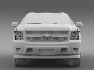 chevrolet suburban ltz 2011 3D Model