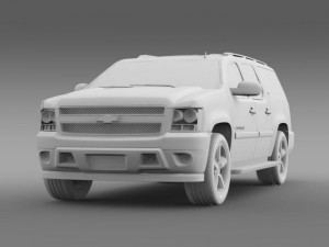 chevrolet suburban ltz 2011 3D Model