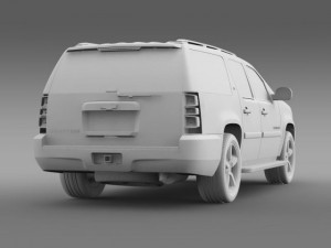 chevrolet suburban ltz 2011 3D Model