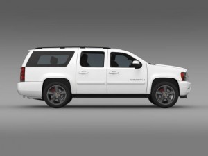 chevrolet suburban ltz 2011 3D Model
