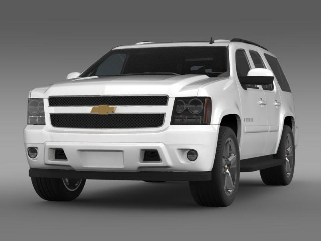 chevrolet tahoe ltz 2007 3D Model .c4d .max .obj .3ds .fbx .stl .blend 