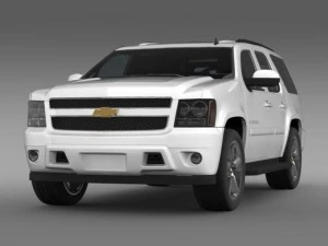chevrolet tahoe ltz 2007 Modello 3D