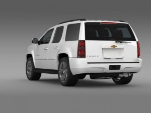 chevrolet tahoe ltz 2007 3D Model