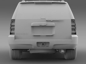 chevrolet tahoe ltz 2007 3D Model