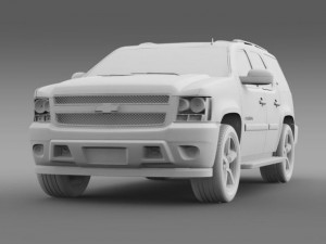 chevrolet tahoe ltz 2007 3D Model
